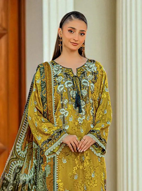 Smile by Azam Arts Printed Embroidered Viscose Collection 2025 (D-1942)