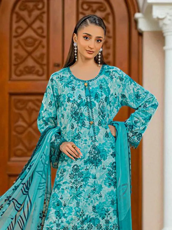 Smile by Azam Arts Printed Embroidered Viscose Collection 2025 (D-1943)