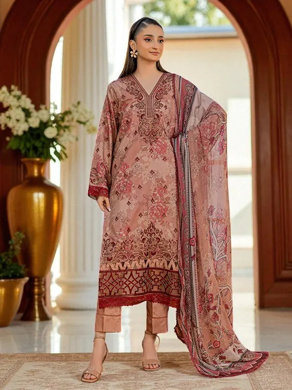 Smile by Azam Arts Printed Embroidered Viscose Collection 2025 (D-1944)