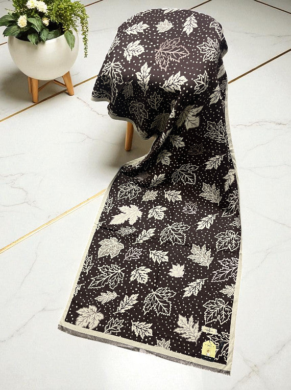 Snow Bloom Check Wool Staller Edit25 (25ST23-03)