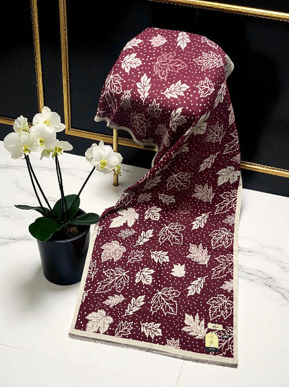 Snow Bloom Check Wool Staller Edit25 (25ST23-05)