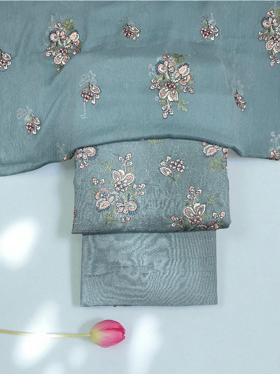 Snowlite Charm Karandi Embroidered Edit25 Vol-25DK01 (25-DK01-03)