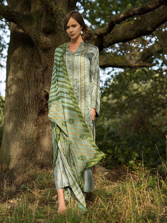 Sobia Nazir Embroidered Satin Collection 2025 (ST25-02)