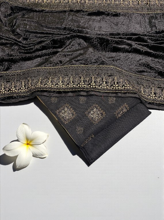 Softness & Cozy Embroidered Peach Leather Edit 2025 (25DS32-04)