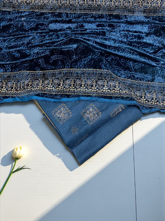 Softness & Cozy Embroidered Peach Leather Edit 2025