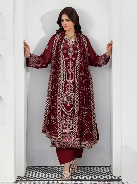 SONEHRI by Ramsha Lux Chiffon Collection 2026 Vol-03 (D-01)