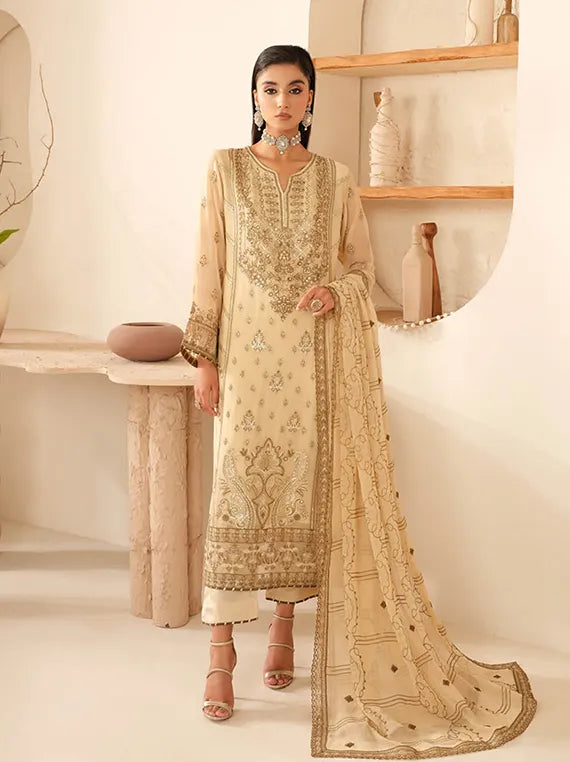 Sonehri by Ramsha Luxury Chiffon Collection 2025 (BB-104)
