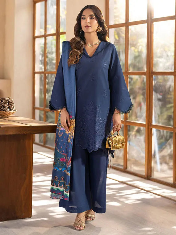 Stella Embroidered Lawn Collection 2024 By Mahru (SL - 04 A)