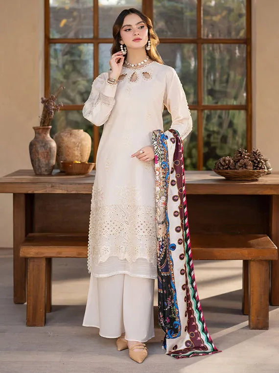 Stella Embroidered Lawn Collection 2024 By Mahru (SL - 04 B)