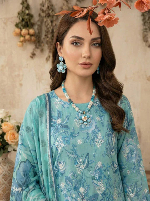 Subrang by Resham Kari Lawn Collection 2026 Series-01 (D-04)