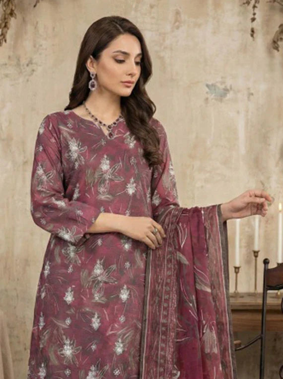Subrang by Resham Kari Lawn Collection 2026 Series-01 (D-07)