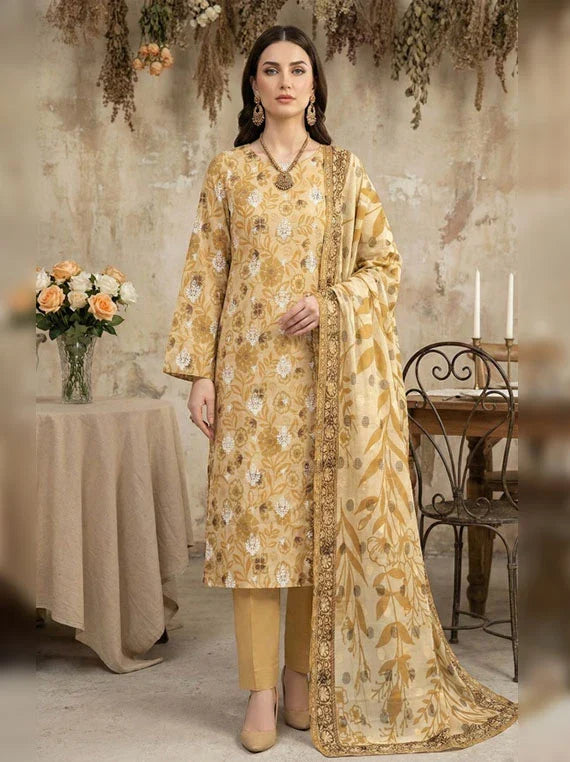 Subrang by Resham Kari Lawn Collection 2026 Series-01 (D-08)