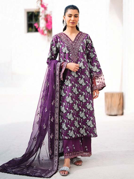 Summer Soiree Lawn collection 2024 By Xenia (10-TAAMASI JAMUN)