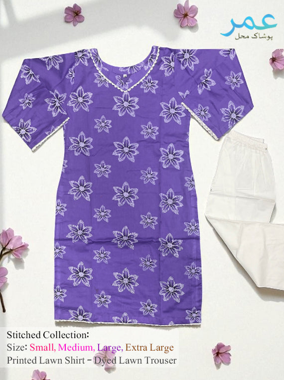 Summer Grace 2PC Stitched Lawn Edit25 (25MX13-06)