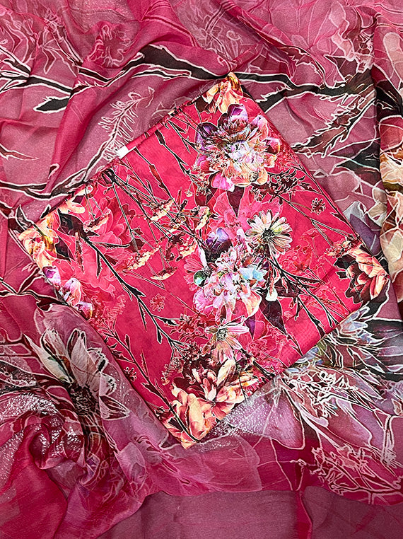 SunLight Bloom Printed Lawn Edit25 Vol-ML01 (ML01-09)
