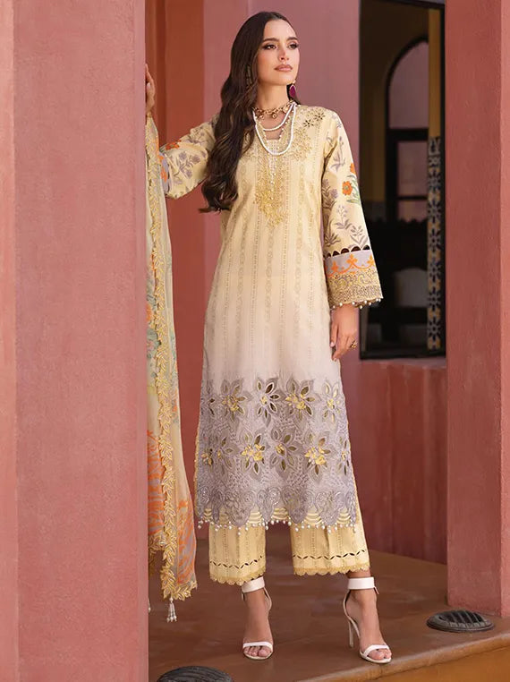 SunShine Embroidered Lawn Collection 2025 By Charizma (SN5-06)
