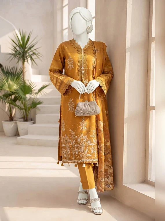 Sunehri by ABC Embroidered Viscose Unstitched Collection'26 (D-10)