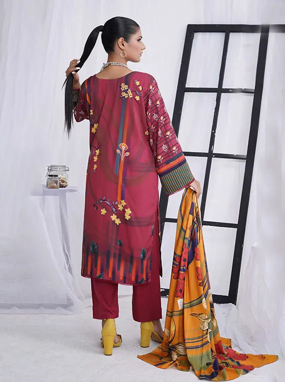 Sunlight Printed Linen Collection 2024 By AR Textile (D-01)