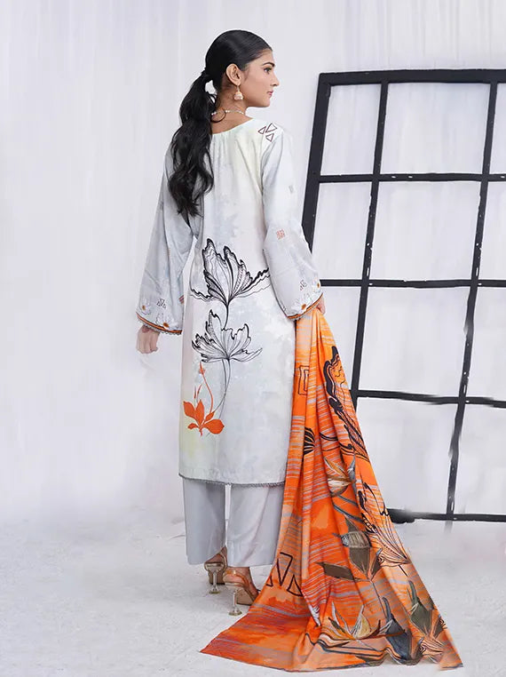 Sunlight Printed Linen Collection 2024 By AR Textile (D-02)