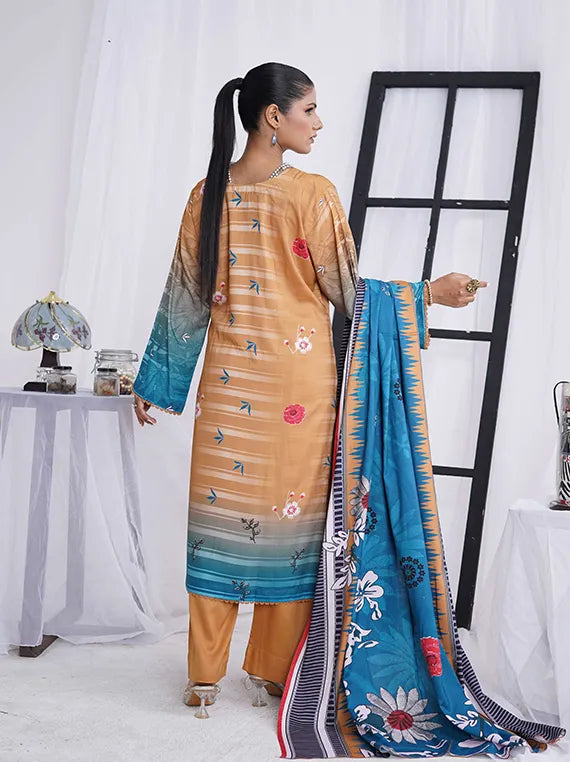 Sunlight Printed Linen Collection 2024 By AR Textile (D-03)