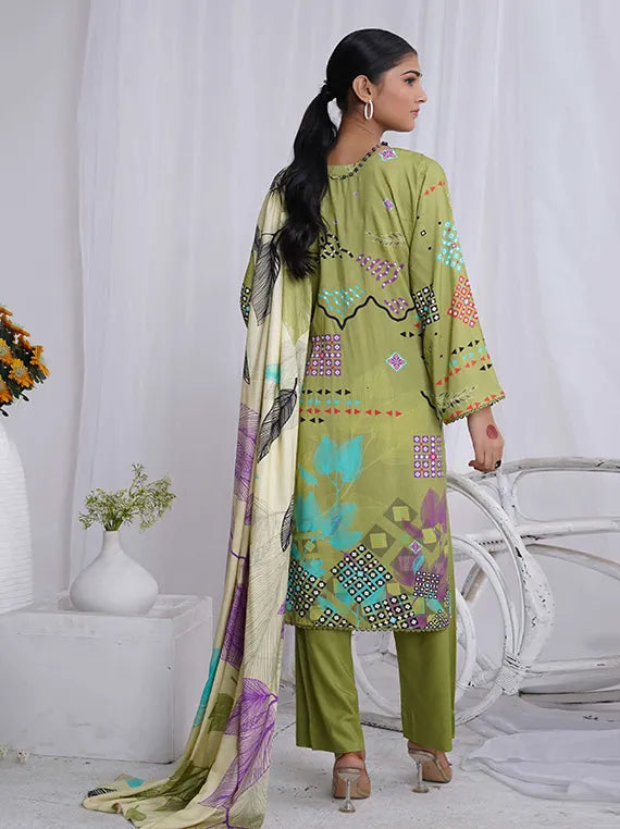 Sunlight Printed Linen Collection 2024 By AR Textile (D-06)
