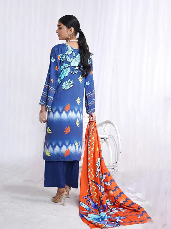 Sunlight Printed Linen Collection 2024 By AR Textile (D-08)