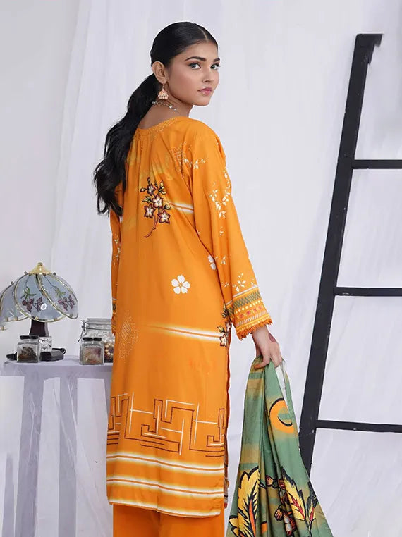 Sunlight Printed Linen Collection 2024 By AR Textile (D-09)