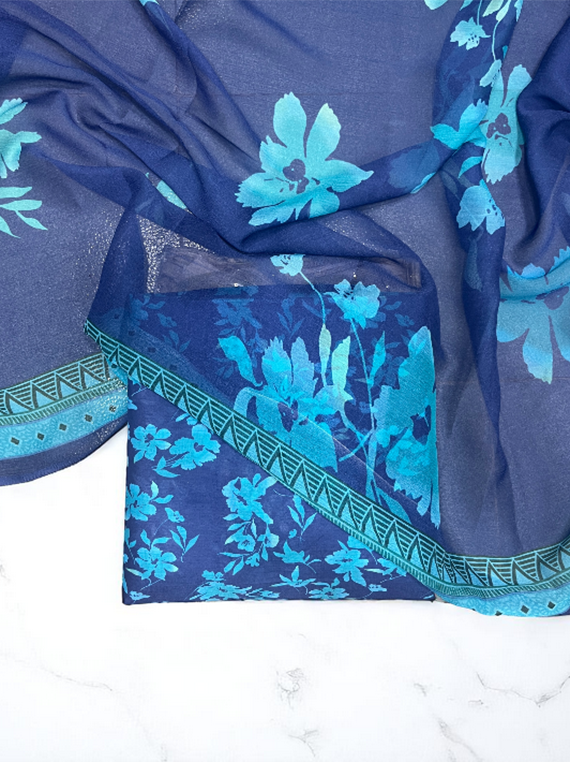 Sunlit Bloom Printed Lawn Edit25 Vol-PH18 (PH18-01)