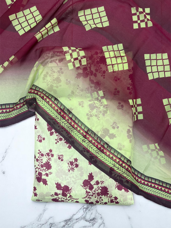 Sunlit Bloom Printed Lawn Edit25 Vol-PH18 (PH18-11)