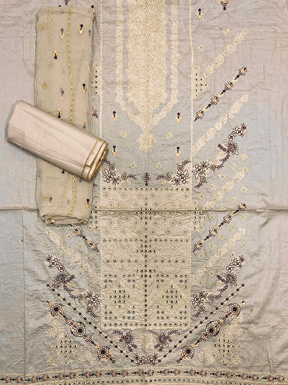 Sunrise Fully Embroidered Lawn Edit 2025 Vol-25DD02 (25DD02-01)