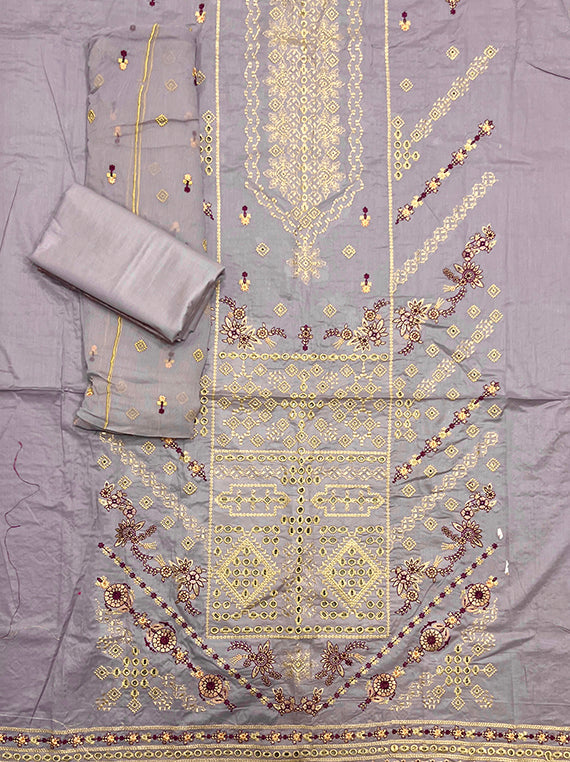 Sunrise Fully Embroidered Lawn Edit 2025 Vol-25DD02 (25DD02-02)