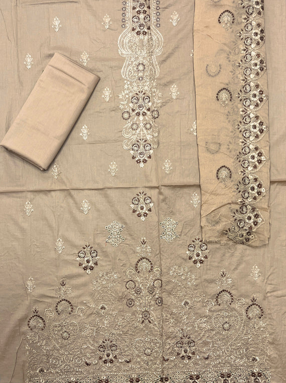 Sunset Embroidered Moti Lawn Edit 2025 (25DD19-03)
