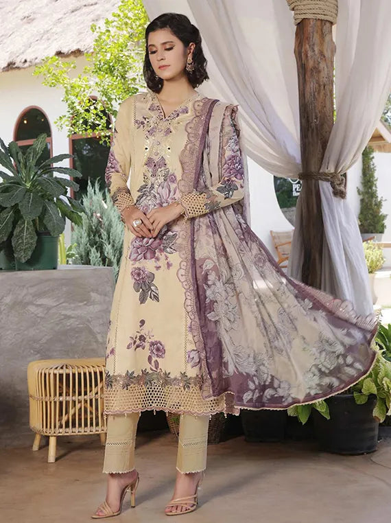 Sunshine Bloom by Alzohaib Collection 2025 (SP-04)
