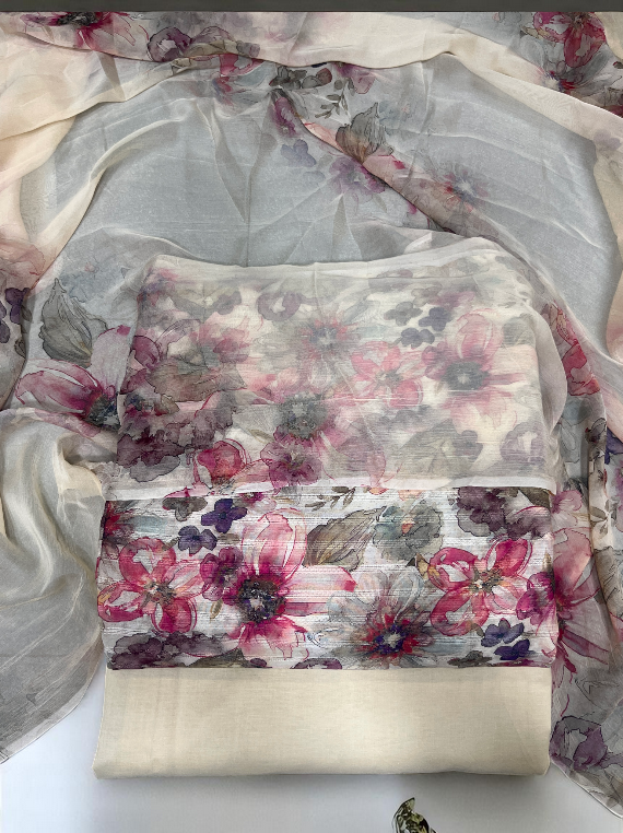 Sunshine Printed Bana Doria Lawn Edit25 Vol-MD04 (MD04-05)