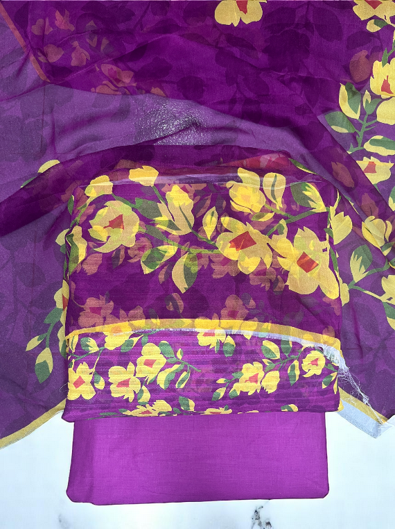Sunshine Printed Bana Doria Lawn Edit25 Vol-MD04 (MD04-11)