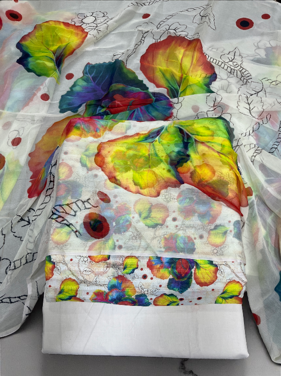 Sunshine Printed Bana Doria Lawn Edit25 Vol-MD04 (MD04-15)