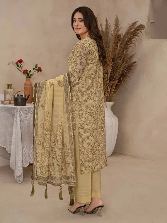 Sweet Florals by Zara Meer Lawn Collection 2026 Vol-411 (D-03)