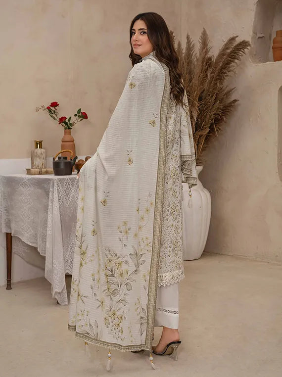 Sweet Florals by Zara Meer Lawn Collection 2026 Vol-411 (D-05)