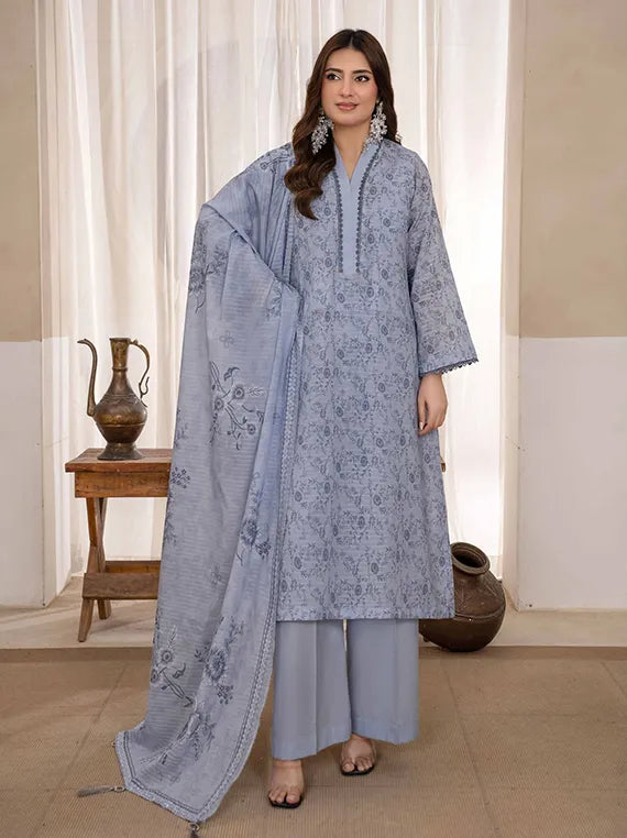 Sweet Florals by Zara Meer Lawn Collection 2026 Vol-411 (D-06)