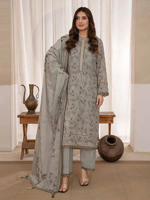 Sweet Florals by Zara Meer Lawn Collection 2026 Vol-411 (D-08)