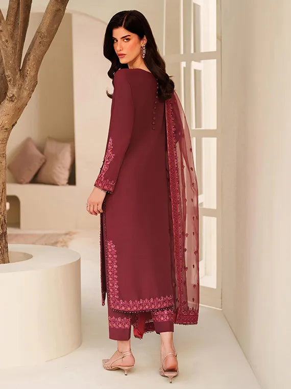 TABEER by Zarif Embroidered Silk Collection 2026 (01-Malika)