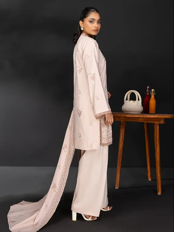 TANA BANA by Fantak Embroidered Dhanak Collection 2025 (D-02)