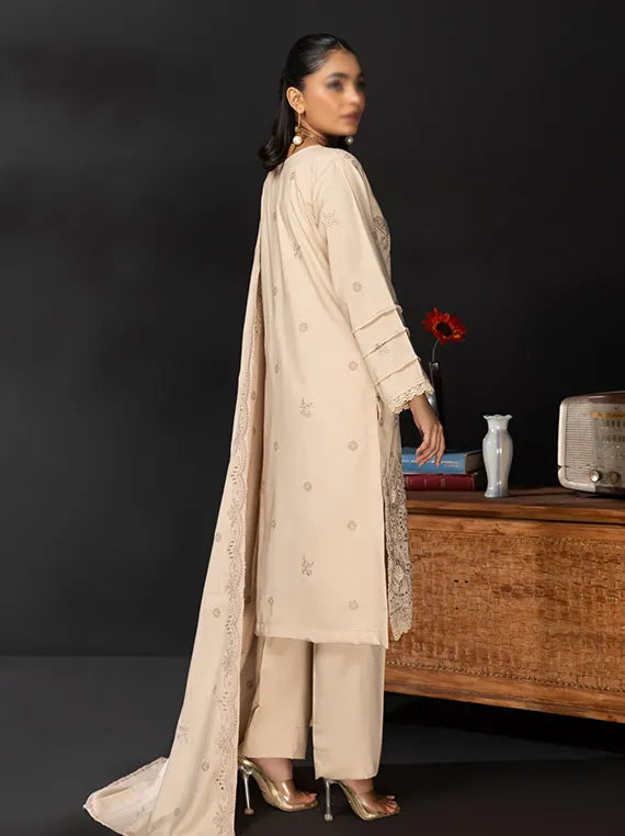 TANA BANA by Fantak Embroidered Dhanak Collection 2025 (D-05)
