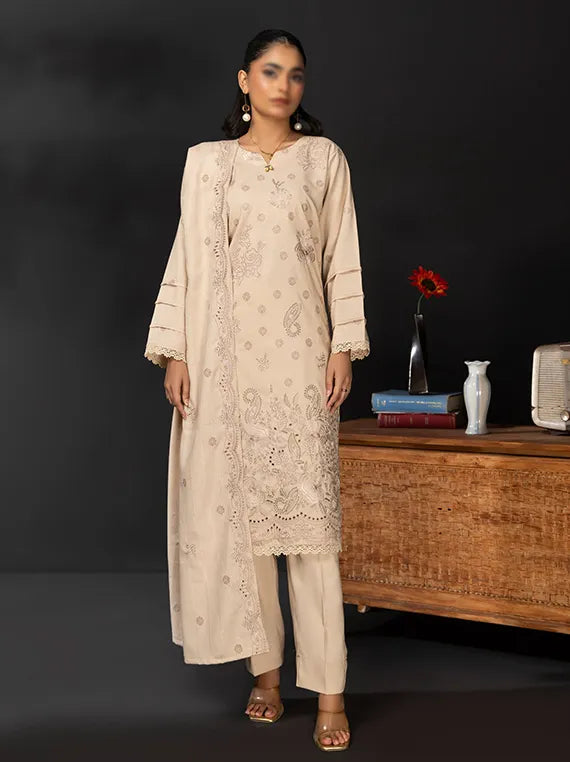 TANA BANA by Fantak Embroidered Dhanak Collection 2025 (D-05)