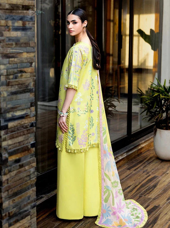 THE BREEZE Printed Lawn Collection 2026 by Naqsh (Honey Glow-00248)