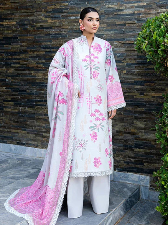 THE BREEZE Printed Lawn Collection 2026 by Naqsh (Pearl Whisper-00254)
