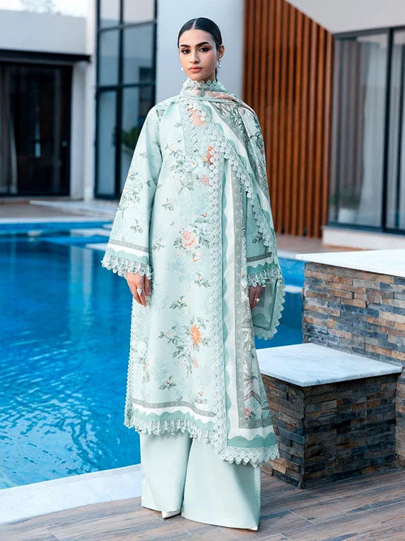 THE BREEZE Printed Lawn Collection 2026 by Naqsh (Royal Tide-00253)