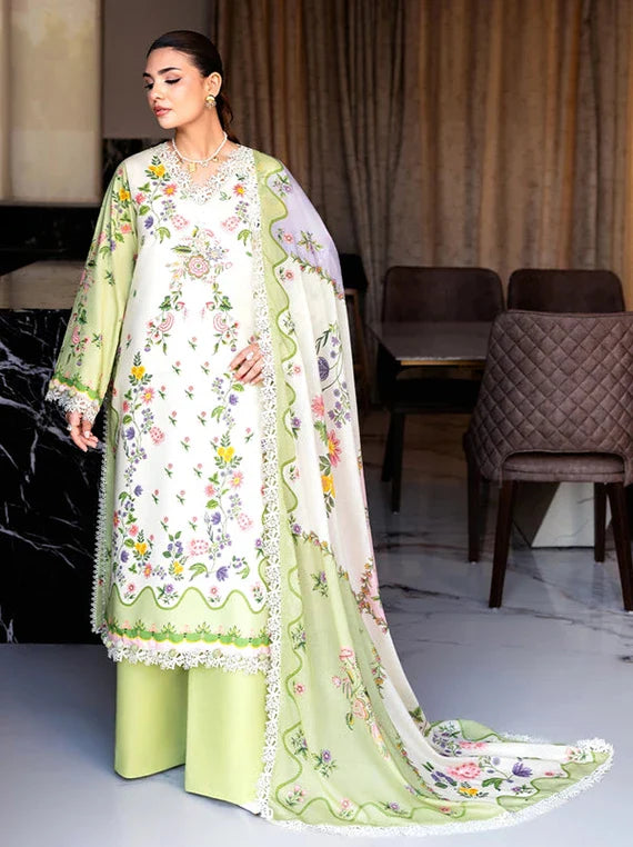 THE BREEZE Printed Lawn Collection 2026 by Naqsh (Sage Serenity-00255)
