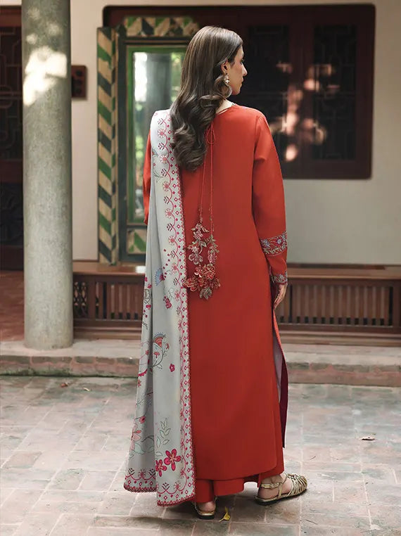 THE HEIRLOOM by Seran Unstitched Khaddar Collection 26 (AURILIA D-03)