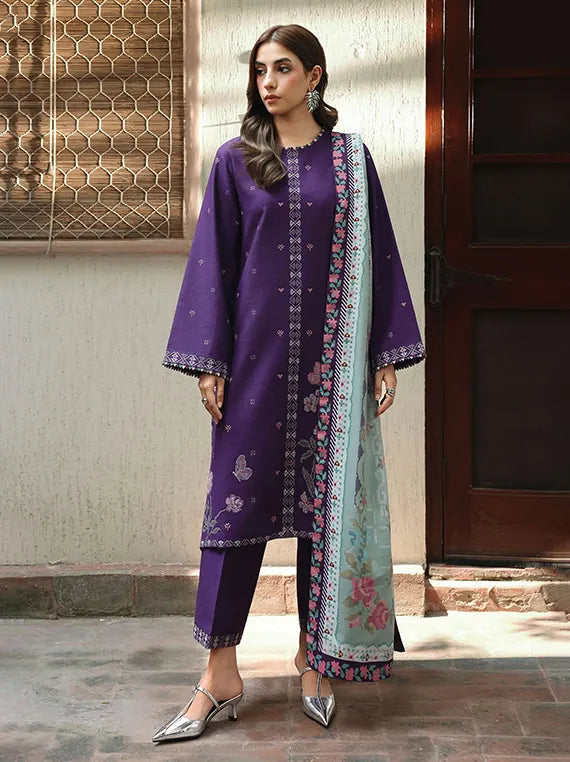 THE HEIRLOOM by Seran Unstitched Khaddar Collection'26 (LIORA D-01)